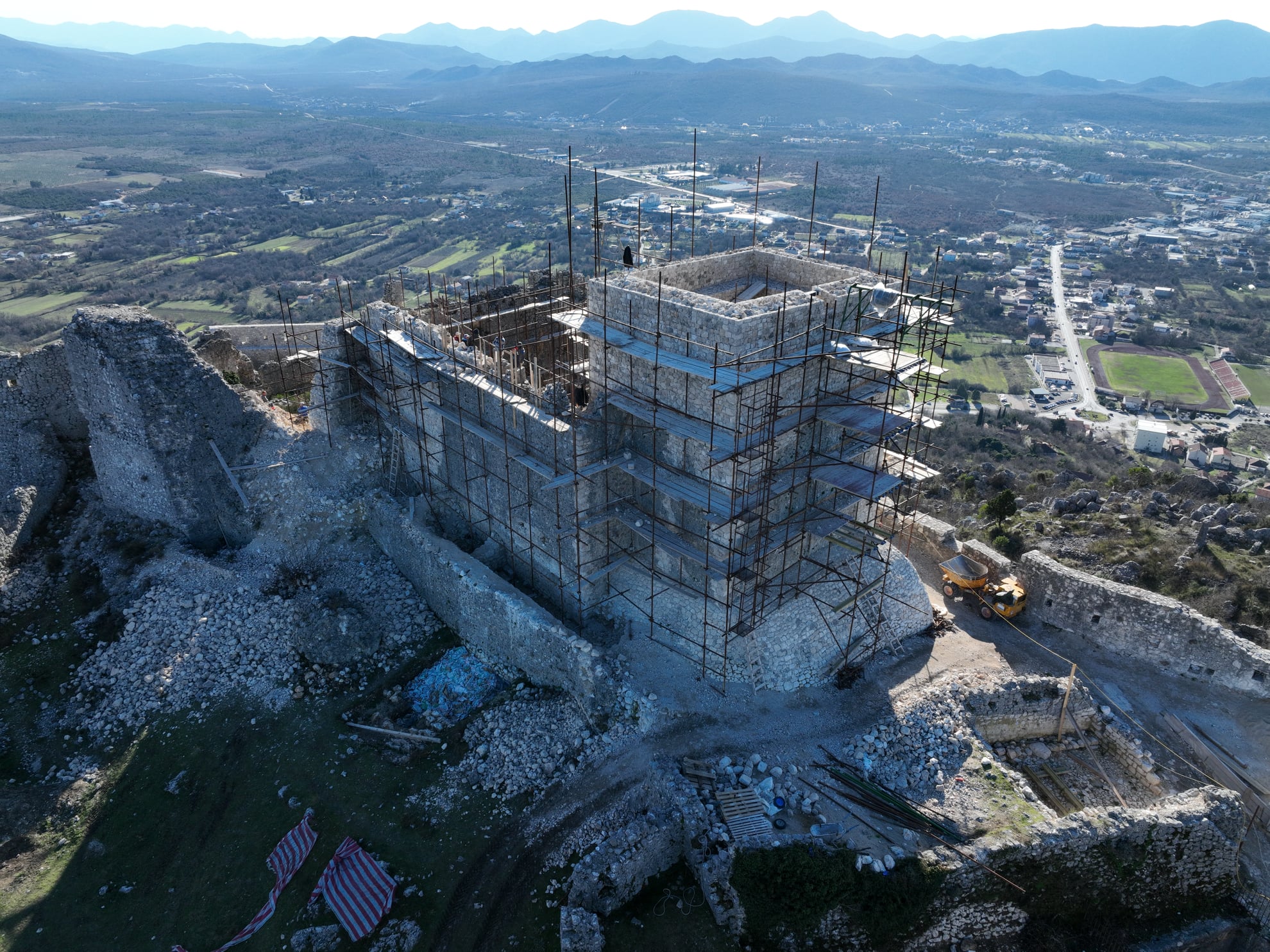 Stari grad Ljubuški dobiva nove konture (FOTO)