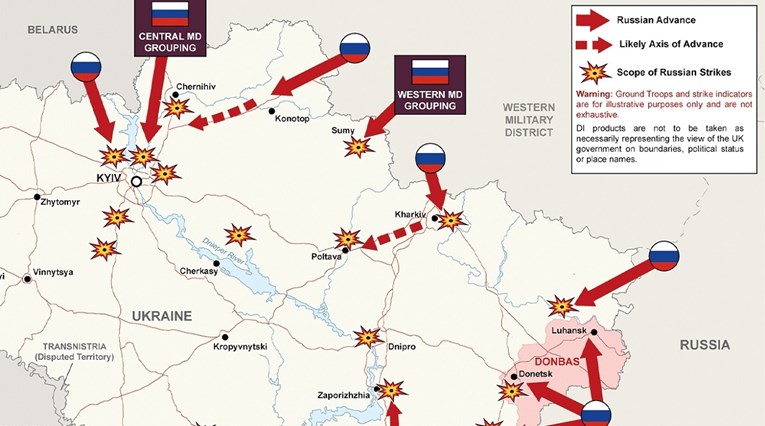 OGROMNI RUSKI KONVOJ PRED KIJEVOM: Rusi najavili da će ih granatirati bombama!
