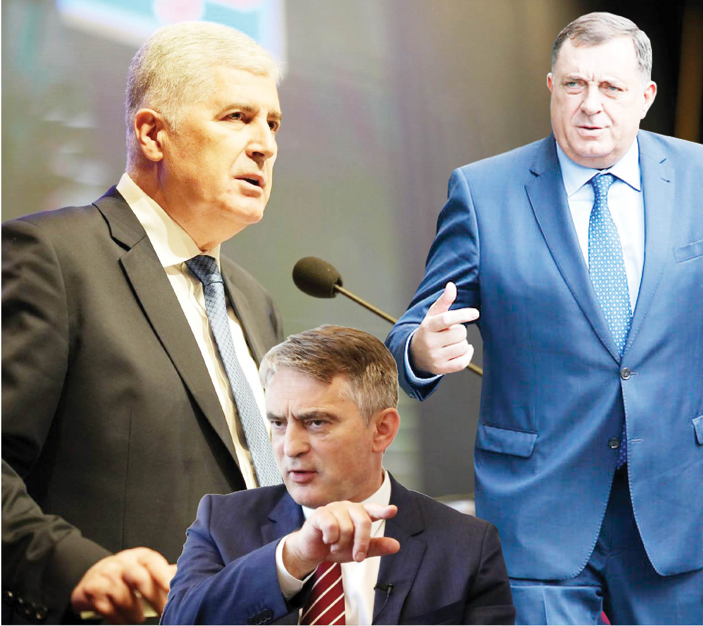 Dodik odjednom nije za secesiju, Čović kaže da je legitimni predstavnik, a Komšić da su oni ruski igrači