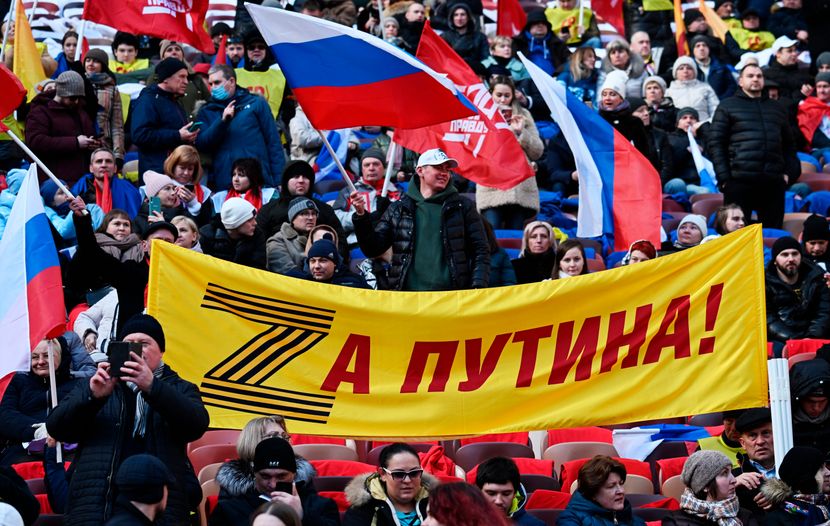 Putin napravio miting na stadionu (VIDEO)