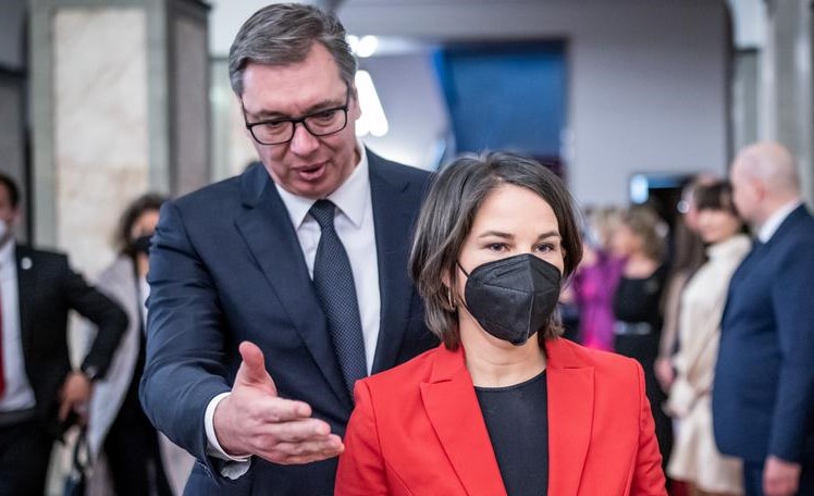 VUČIĆ S NJEMAČKOM MINISTRICOM: Otkad je počeo rat nisam imao kontakt s Rusima!