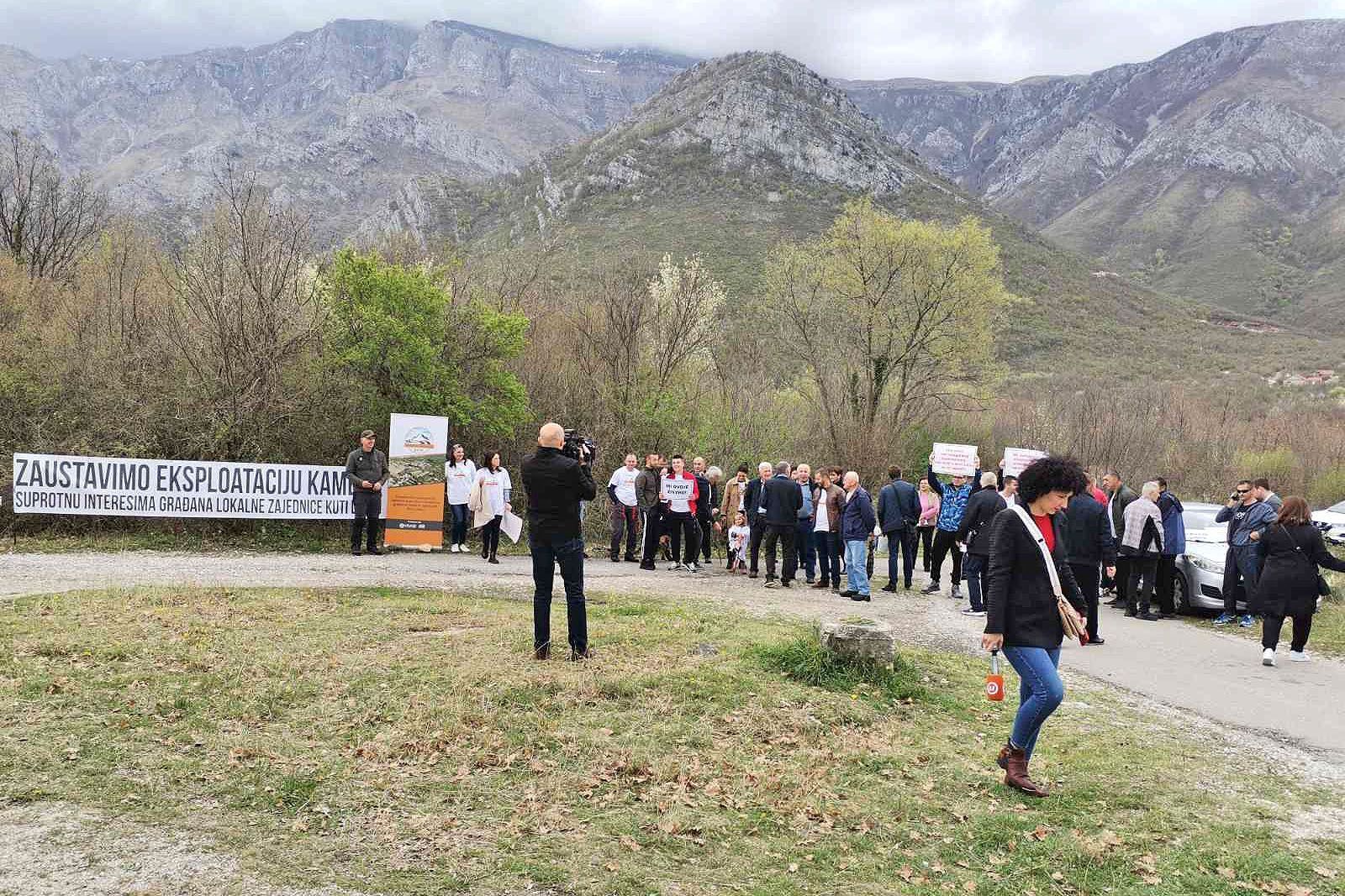 Mještani Kuta: Ukinite koncesiju za kamenolom Kuti