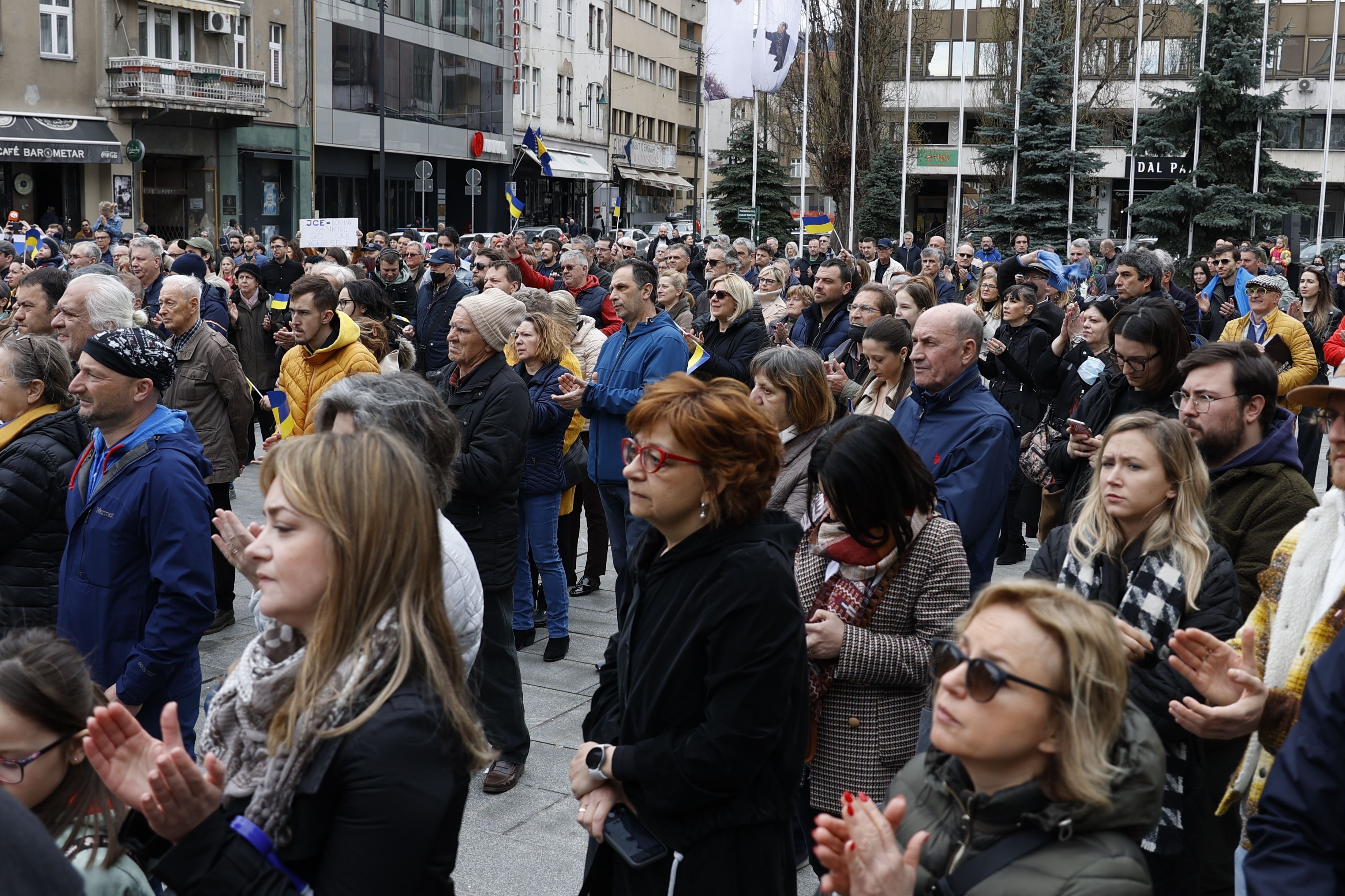 U Sarajevu skup podrške 'Stojimo uz Ukrajinu'