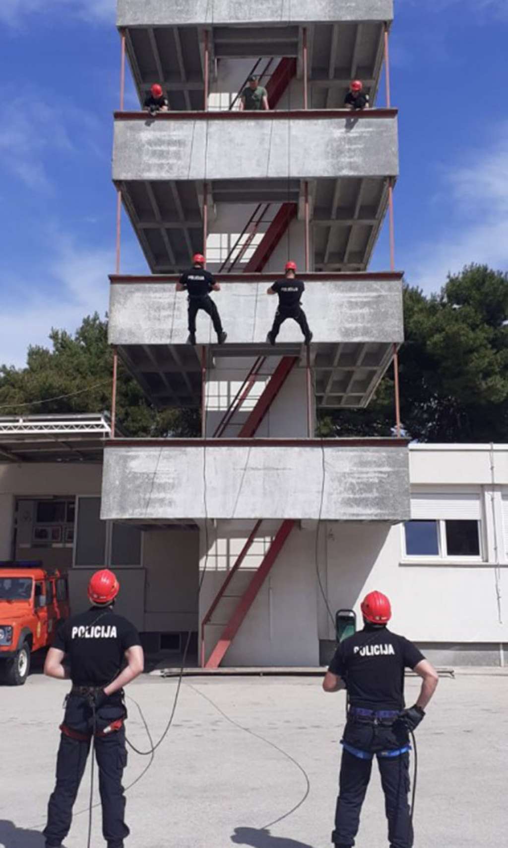 Policijski službenici na specijalističkoj obuci u Splitu