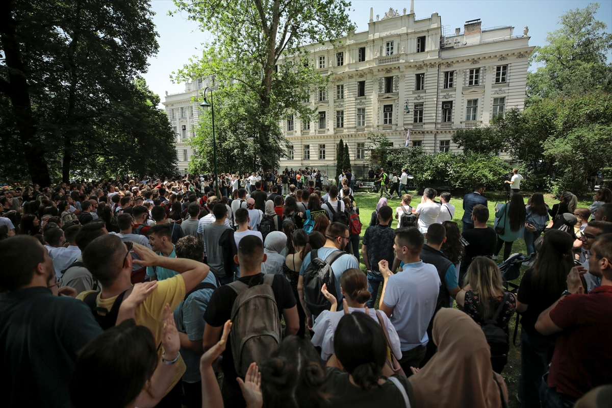 Prosvjedovali studenti Univerziteta u Sarajevu