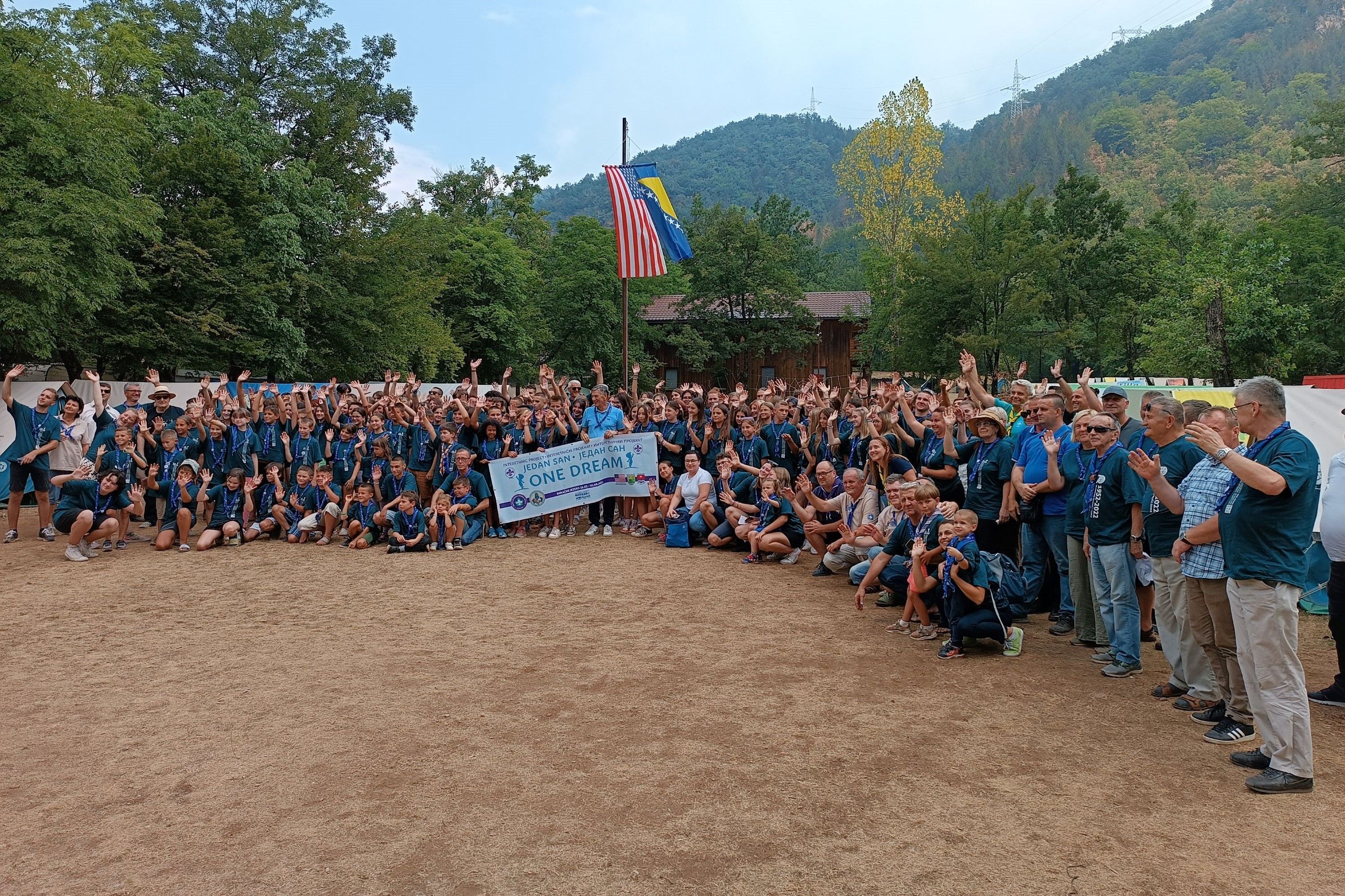 Na Boračkom jezeru otvoren osmi interetnički kamp pod nazivom 'Jedan san'