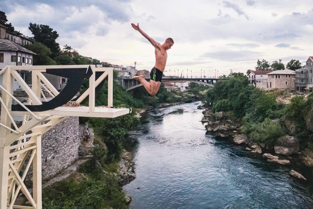 Mostar domaćin međunarodnog cliff diving trening kampa