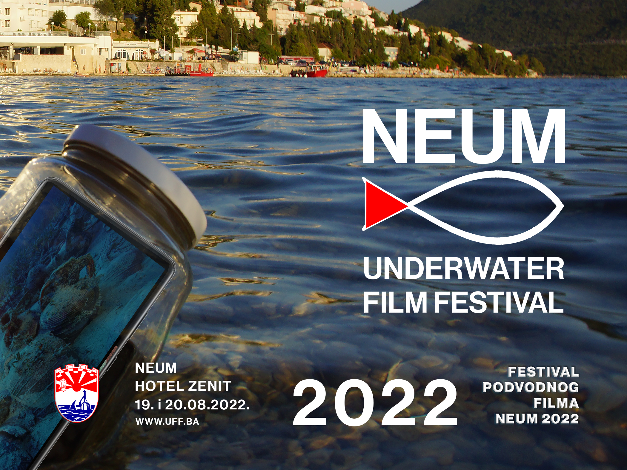 Neum underwater film festival 19. i 20 kolovoza  2022. / Međunarodni festival podvodnog filma Neum 2022.  19. i 20 kolovoza