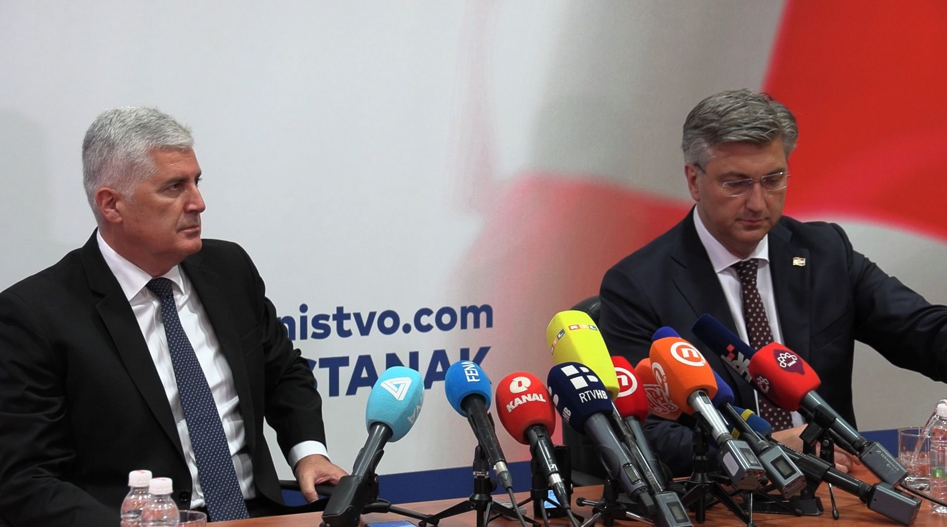 Plenković s Čovićem u Mostaru: Visoki predstavnik ima vrlo uravnotežen prijedlog!