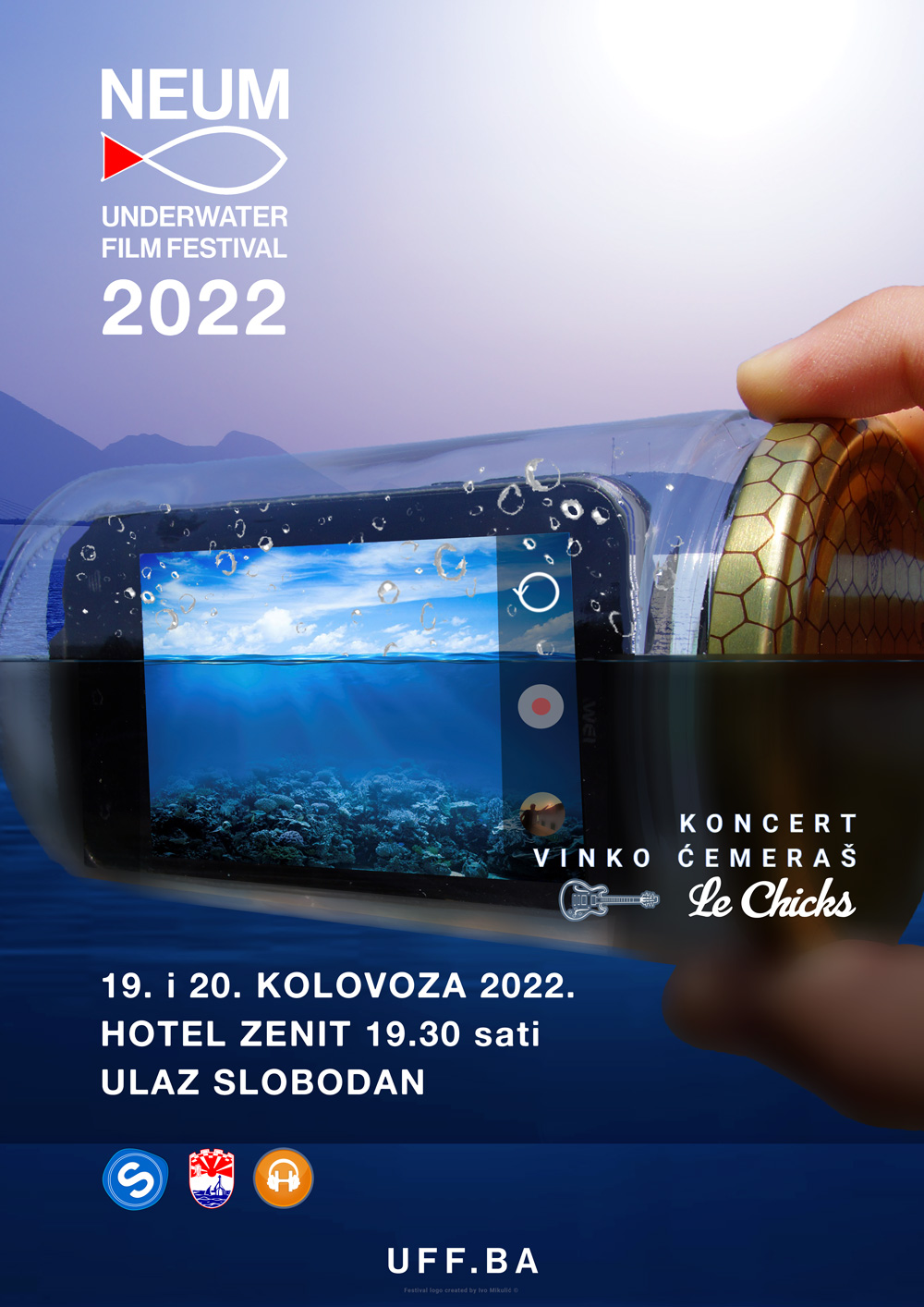 Podvodni film, glazba i internacionalni žiri Neum Underwater Film Festivala 2022