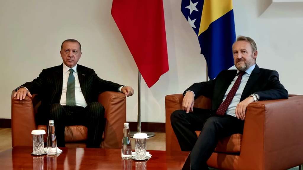 Izetbegović i Erdogan razgovarali o situaciji u Bosni i Hercegovini