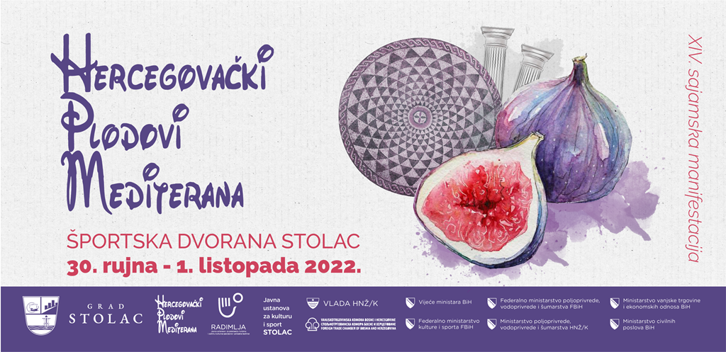 'Hercegovački plodovi Mediterana' 30. rujna i 1. listopada u Stocu