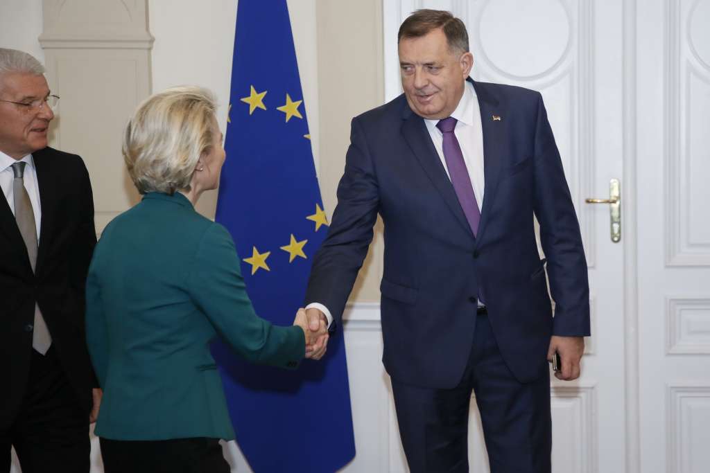 Dodik nakon sastanka sa Von der Leyen: BiH treba dodijeliti pregovarački, a ne kandidatski status