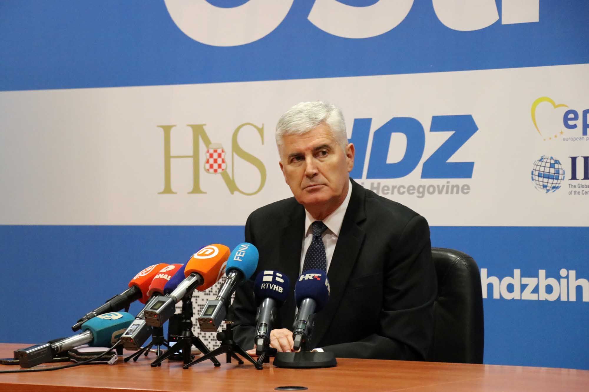 Čović ponovo ide u Dom naroda, najavio formiranje vlasti u FBiH