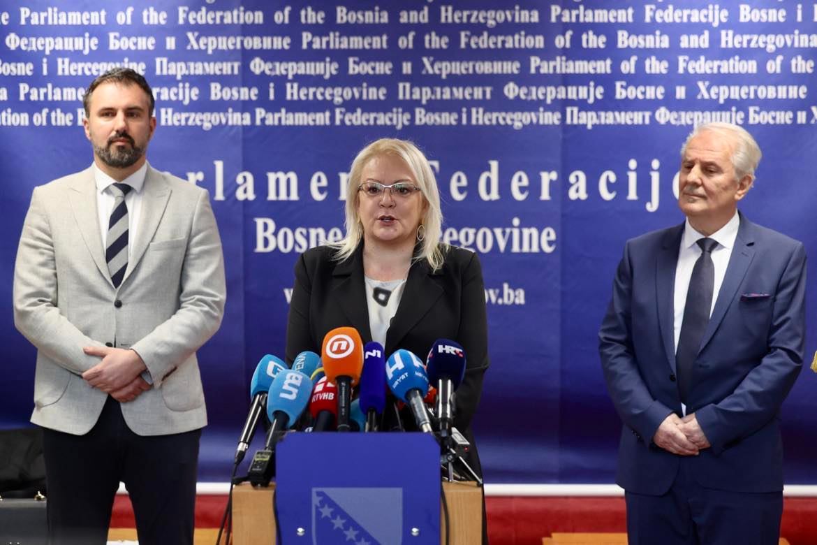 POTVRĐENA PARLAMENTARNA VEĆINA: Lidija Bradara izabrana za predsjednicu FBiH