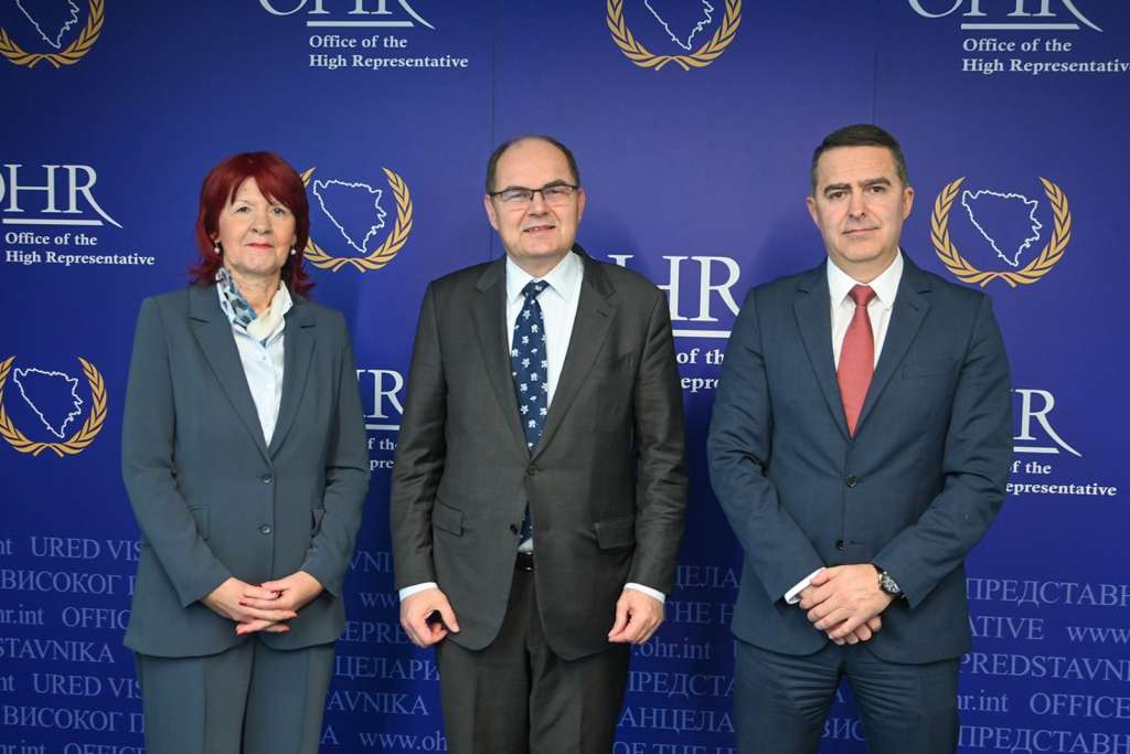 Visoki predstavnik razgovarao s glavnim tužiteljem Tužiteljstva BiH