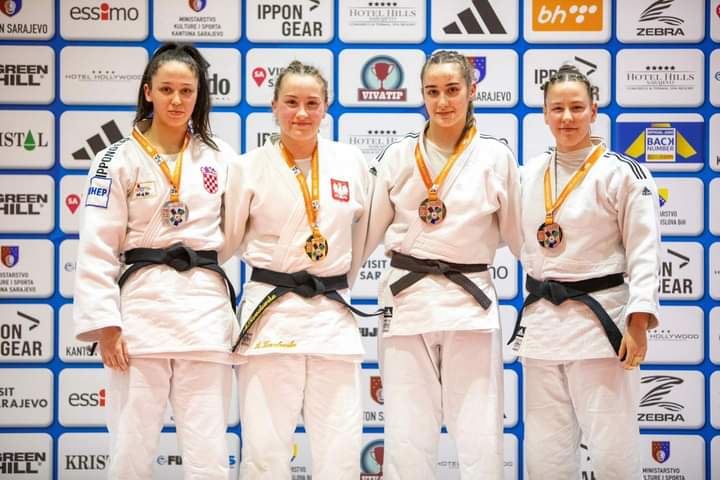 Članica judo kluba Herceg Nina Grubišić Čabo brončana na Europskom kupu u Sarajevu