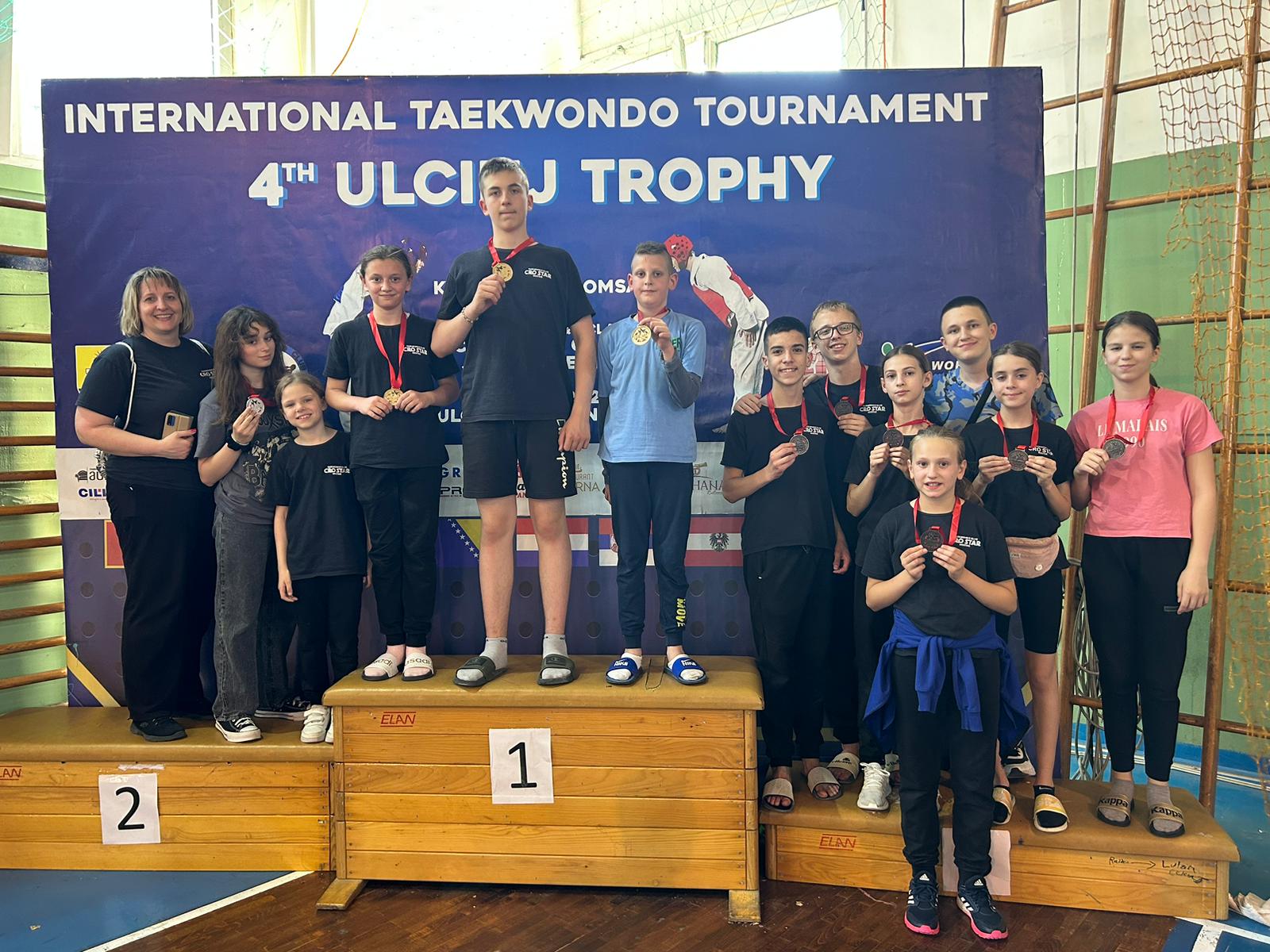 Mostarski Taekwondo klub Cro Star izvrstan u Ulcinju