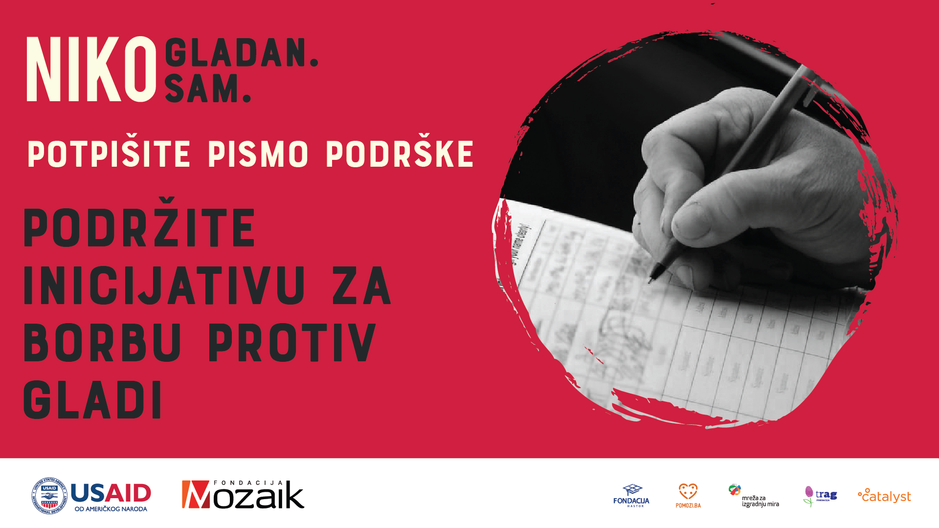 <strong>Podržite inicijativu za borbu protiv gladi</strong>
