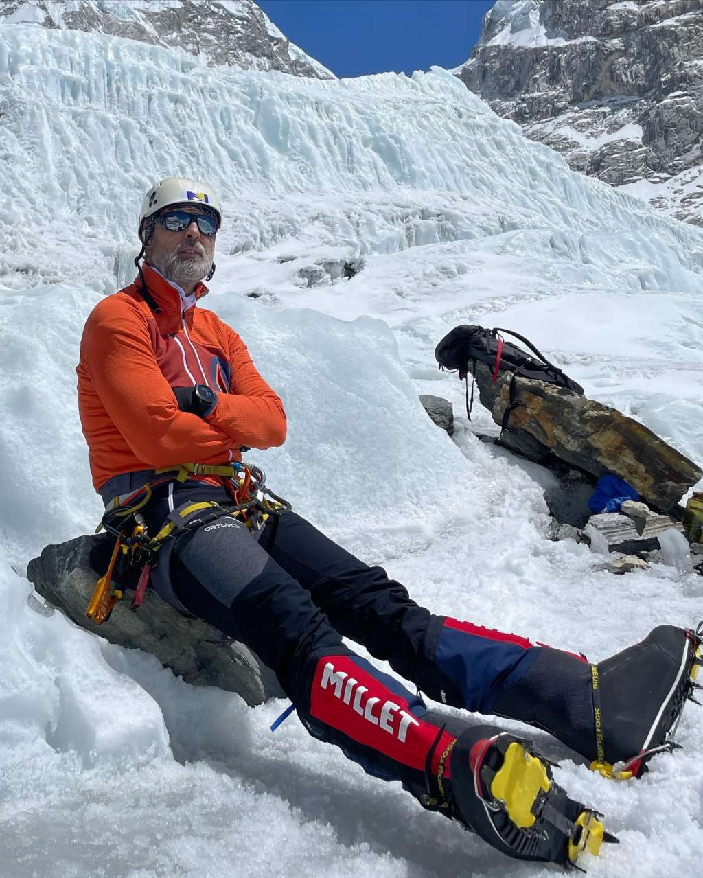 Tomislav Cvitanušić na završnom dijelu uspona na Everest