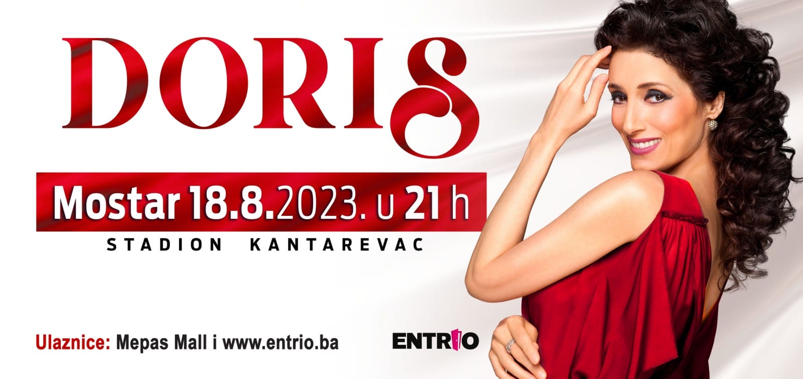 MOSTAR: Doris Dragović najavila ljetni koncertni spektakl na Kantarevcu 18.08.!