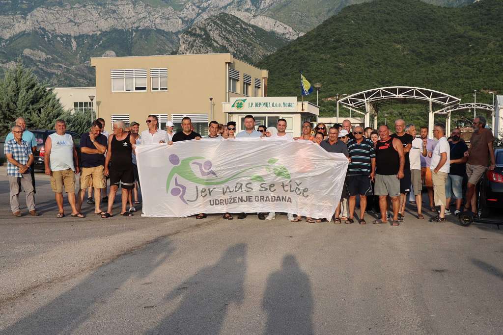 Građani zaprijetili novom blokadom Uborka jer Grad Mostar ništa ne rješava