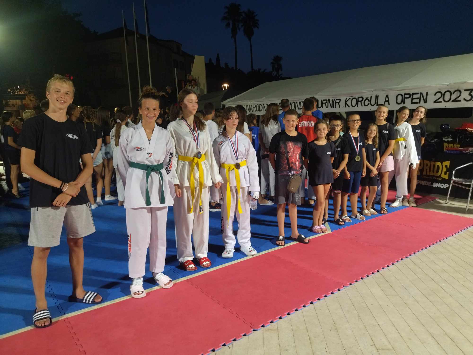 Taekwondo klub Cro Star uspješan na Korčula Openu