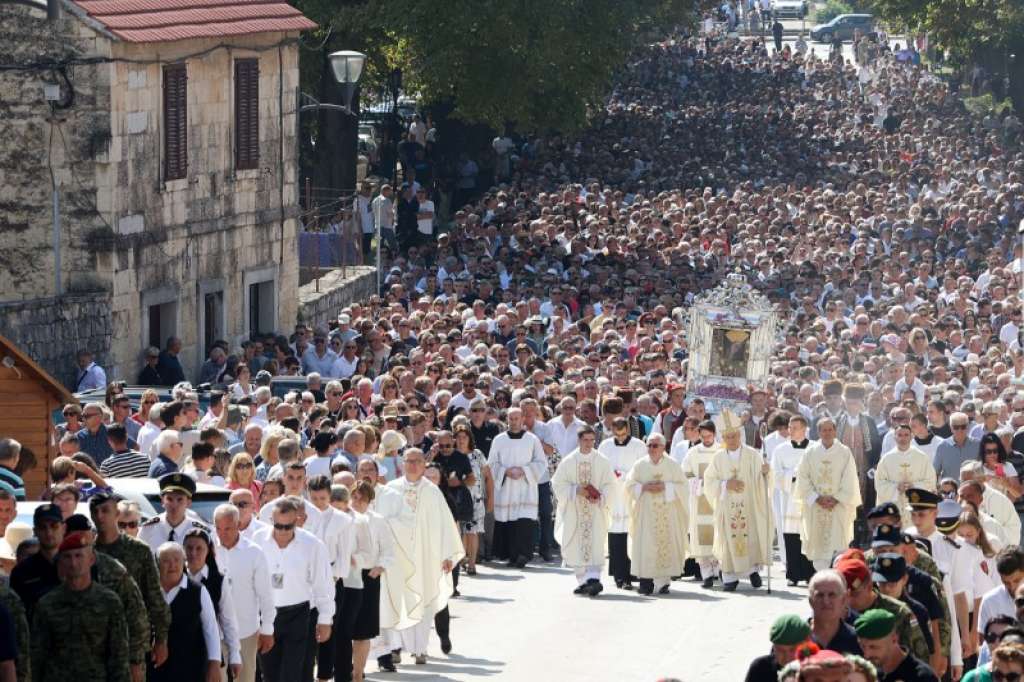 Sinj pohodilo više od 150 tisuća vjernika iz Hrvatske i Bosne i Hercegovine