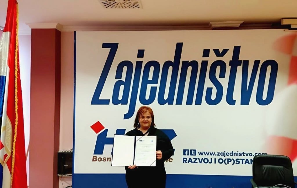 NAPUSTILA STRANKU: Zastupnica ne želi više biti članica HDZ-a BiH