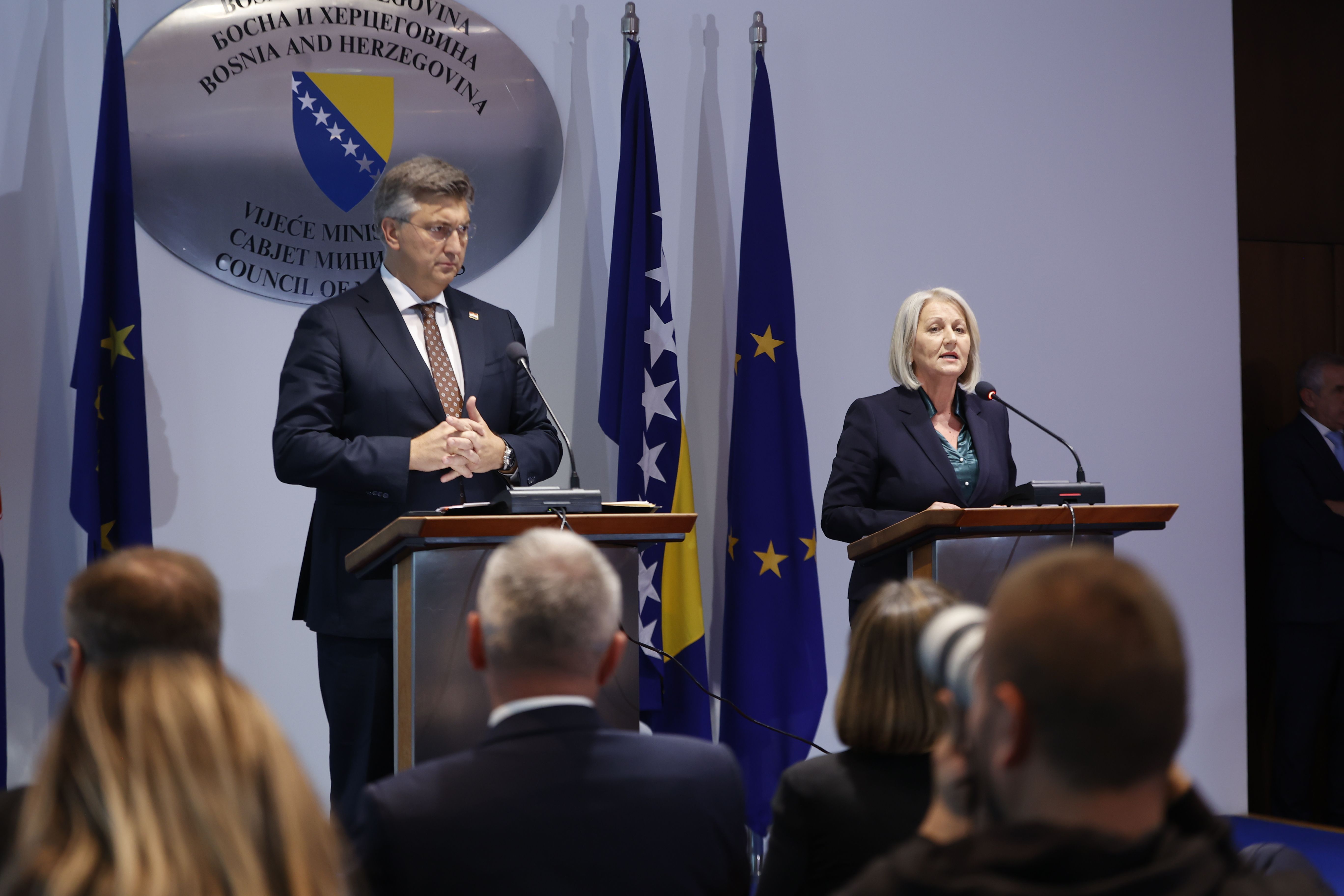 Plenković: Moja glavna poruka je podrška bosanskohercegovačkom europskom putu (VIDEO)