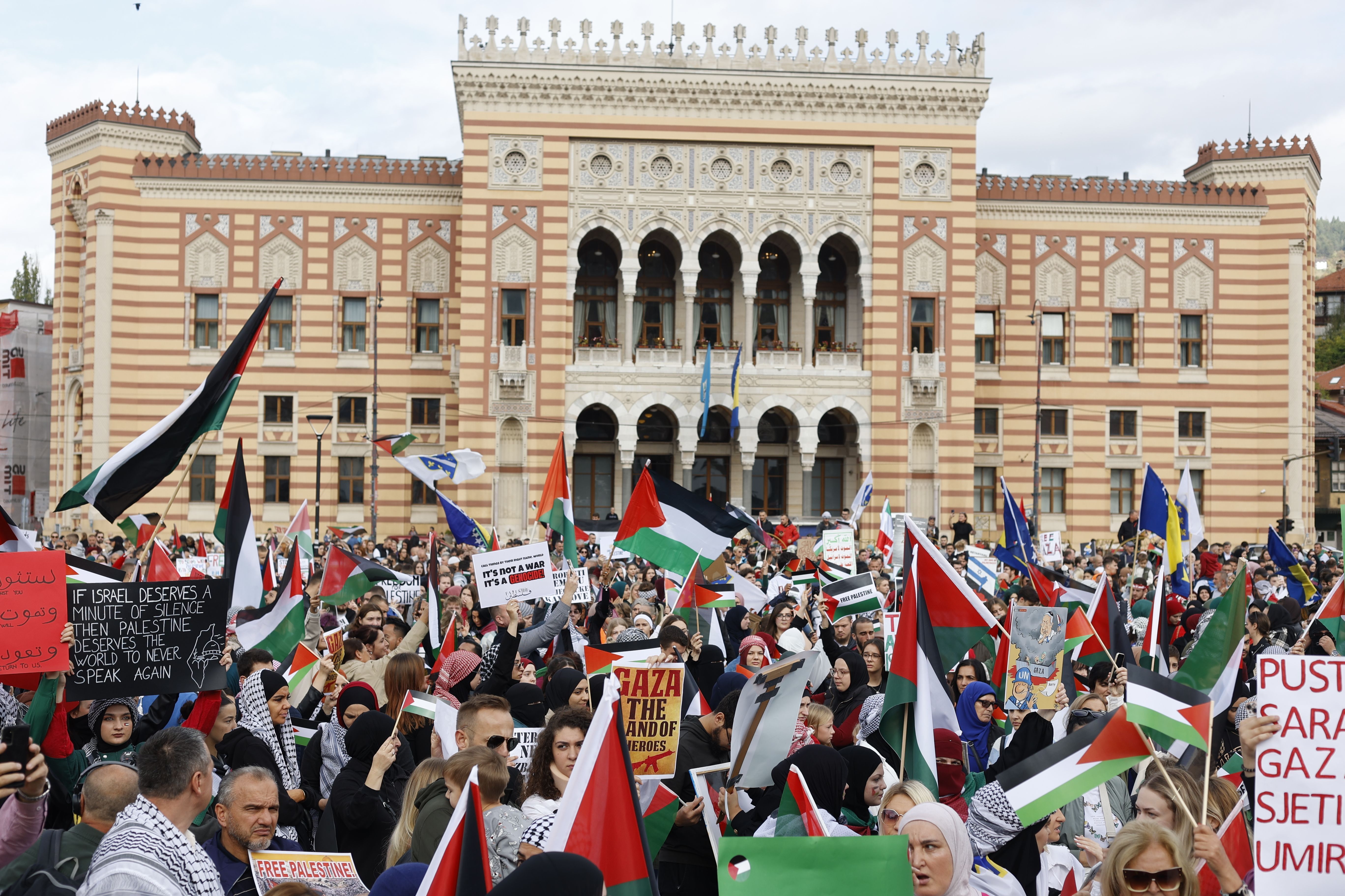 Održan skup podrške narodu Palestine (VIDEO)