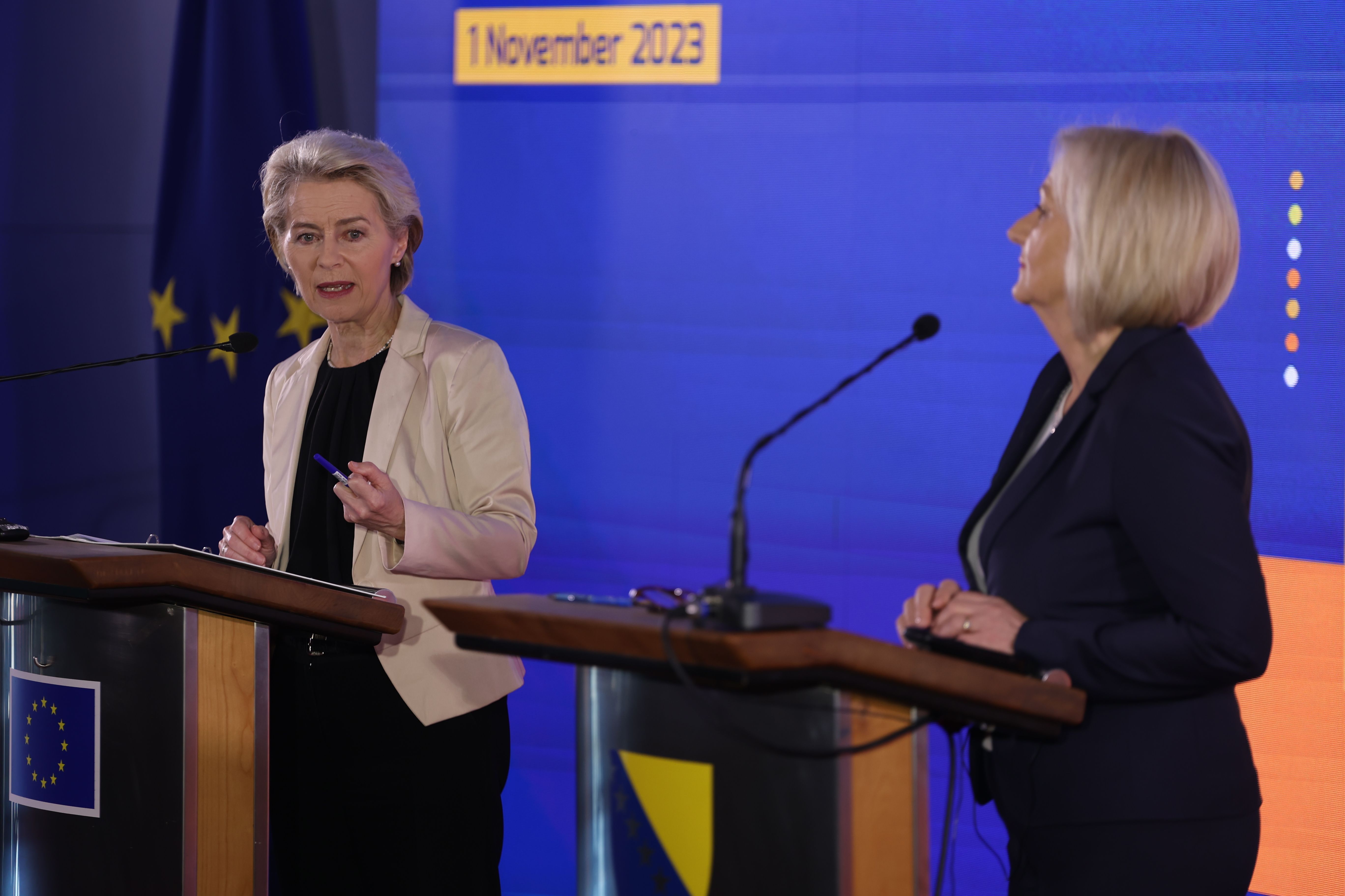 Von der Leyen: Da bi se ostvarivali iskoraci BiH treba da djeluje jedinstveno