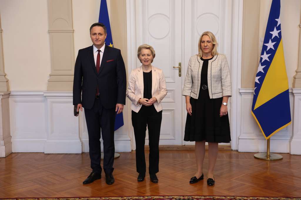 Ursula von der Leyen stigla u Sarajevo