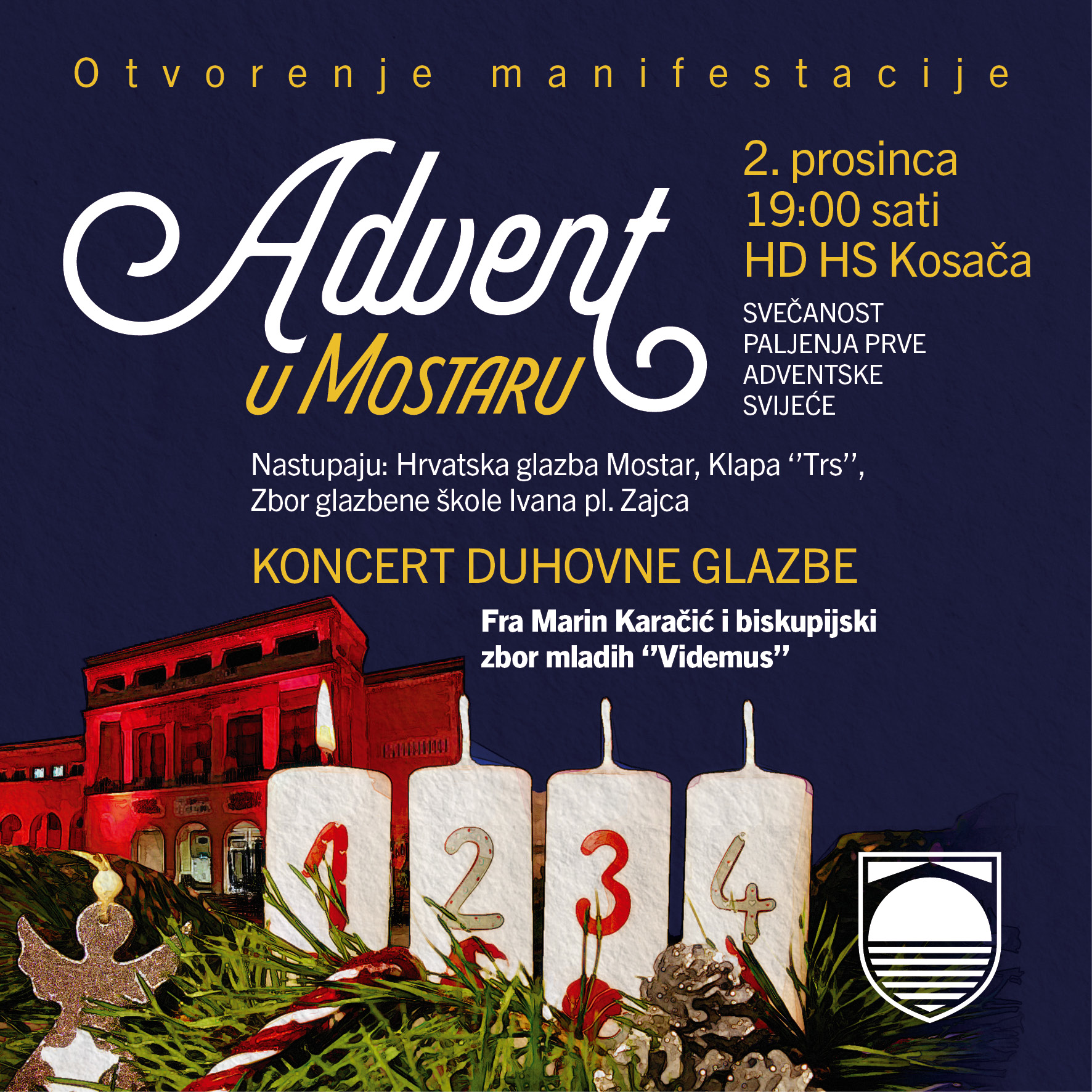 <strong>Paljenjem prve svijeće počinje Advent u Mostaru</strong>