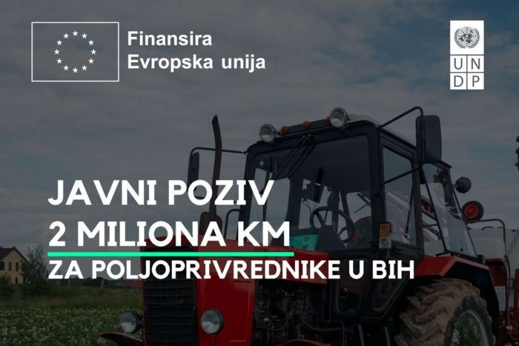EU izdvaja dva milijuna KM za nabavku traktora, mašina i druge poljoprivredne mehanizacije